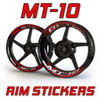 ∈▫✢ For Yamaha Mt10 Wheel Decal Mt 10 Sp Rim Sticker Logo Kit Front And Rear Set