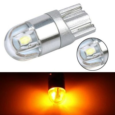 T10 2SMD 3030 W5W 194 168 LED Reading License Plate Light Side Lamp DRL Amber Universal Car Lighting Accessories Bulbs  LEDs  HIDs