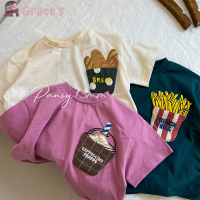 ⭐Grace‘s⭐ ?Kid‘s T-Shirts ?แขนสั้นเด็ก เสื้อยืดเด็กมีสไตล์  มีหลายสีให้เลือก นุ่มและสบาย ราคาถูก การจัดส่งในพื้นที่