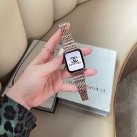 【Hot Sale】 Suitable for applewatch7 breathable bamboo strap iwatch7654321SE fragrance