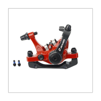 Zoom 1Set Mountain Road Mechanical Caliper Disc Brake Bicycle Dual Brake Parts Red Rear Brake