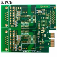 SJPCB Multilayer 4 layers ENIG board Custom BGA Design Chamfer Gold Finger PCB Manufacture Sample Make Prototype Made in China