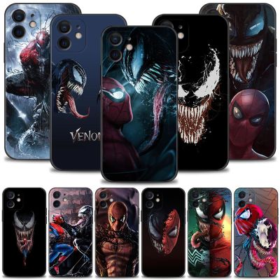 Marvel Venom 2 and spiderman symbiote Case For Apple iPhone 14 13 12 11 Pro Max 13 12 Mini XS Max XR X 7 8 Plus 6 6S Cover