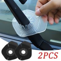 ZZOOI Universal car windshield wiper protection cover to prevent debris falling leaves wiper bottom hole dust cover a pair