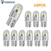 หลอดไฟ T10 DC 12V 10ชิ้นไฟข้างประตูรถยนต์ W5W ใสไฟด้านข้างรถสว่างมากสำหรับรถยนต์สำหรับรถยนต์อัตโนมัติ