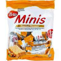 Torto minis wafer cubes มินิเวเฟอร์ สอดไส้มี 3 รสให้เลือก วนิลา เฮเซลนัท ช็อกโกแลต