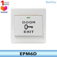 EPM6D BESTKEY Plastic Exit Push Button, White (Surface Mount)