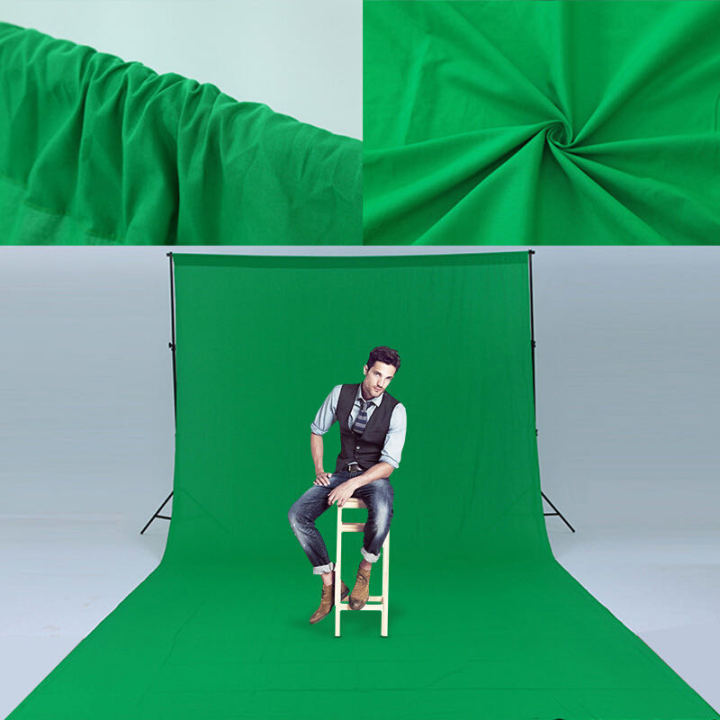 cod-ฉากถ่ายรูป-กรีนสกรีน-green-screen-ฉากเขียว-ผ้าเขียว-ครบเซต-ขาตั้งฉากถ่ายสินค้า-และ-ฉาก-สำหรับถ่ายรูป-backdropstand2x2เมตร-ผ้าฉาก2x3-สีเขียว