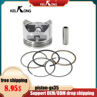 Kelcong 4จังหวะแหวนลูกสูบ PIN Kit 39มม. สำหรับ Honda GX35 31 35NT 139F HHT35S UMK35เครื่องยนต์ไดรฟ์อะไหล่สำหรับเปลี่ยน