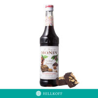 HILLKOFF : น้ำเชื่อมแต่งกลิ่น Monin Syrup โมนิน โมแนง ไซรัป กลิ่น Walnut Brownie ขนาด 700 ml.