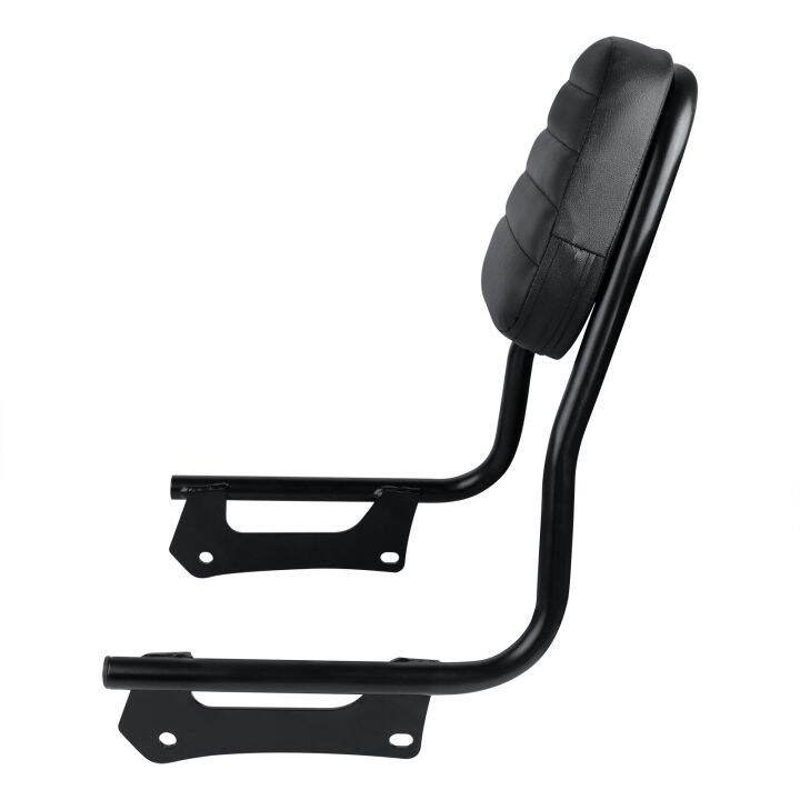 Motorcycle Detachable Rear Sissy Bar Backrest With Luggage Rack For
