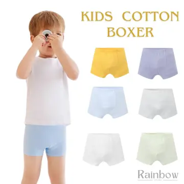 3 Pcs Children Boy Briefs 100% Cotton Soft Toddler Cartoon Boy
