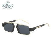 2022 New Fashion Rectangle Sunglasses Women Men Travel Hiking Style Luxury Gradients Lens PC Alloy Frame Trending Eyewear UV400