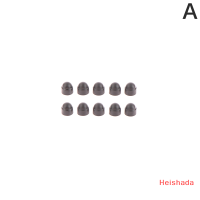 Heishada ที่ครอบฝาปิดโดมสีดำ10ชิ้นสลักเกลียวพลาสติกพีอีทรงหกเหลี่ยม M4 M5 M6 M12 M10 M8สำหรับเครื่องมือรถยนต์มอเตอร์ไซค์