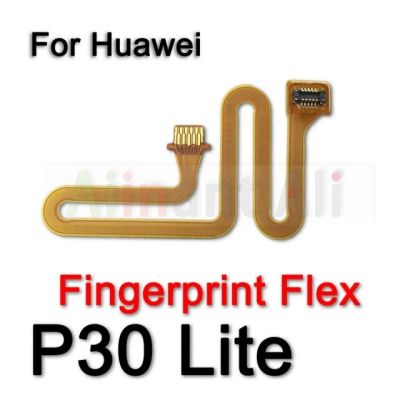 【❉HOT SALE❉】 anlei3 ริบบิ้นสำหรับเซ็นเซอร์ตรวจสอบลายนิ้วมือสายยืดหยุ่นเครื่องสแกน Id สัมผัสสำหรับ P20 Huawei P10 P30 Lite ปุ่มกลับบ้าน