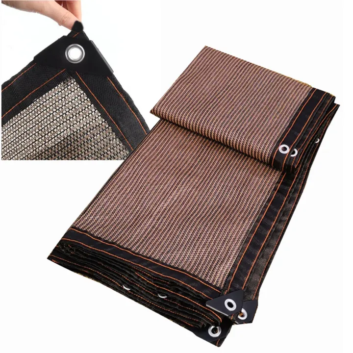 BROWN NET004- 1x2M Brown Multi-purpose Waterproof Poly Tarp Cover Film ...