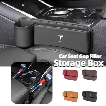 Car Seat Storage Box Seat Gap Filler for Tesla Model 3/Y/X/S