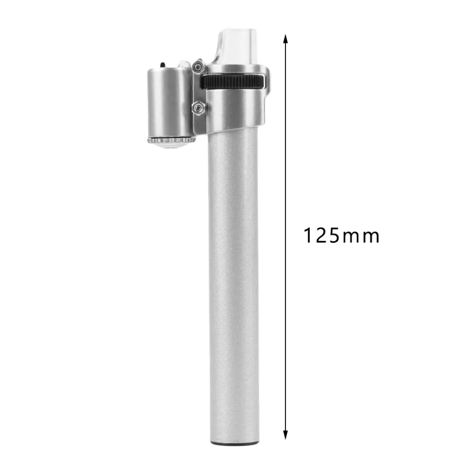 Microscope Light 100X Magnifier Magnifying Glass Pen Type Microscope 