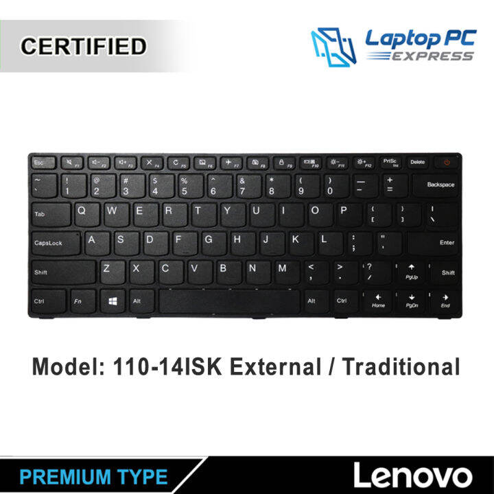 LPCE Laptop Keyboard 11014ISK Compatible with Lenovo Ideapad 11014