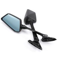 2 Pcs Motorcycle Side Mirror Carbon Fiber Rearview Mirror for Yamaha XMAX 300 400 125 250 2017-2019 Motorcycle Accessories Mirrors