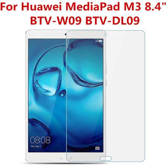 ปกป้องหน้าจอสำหรับ9h-กระจกเทมเปอร์-huawei-mediapad-m3แท็บเล็ตขนาด8-4นิ้ว-dl09-btv-w09ป้องกันลายนิ้วมือชัดเจนแบบ-hd-ฟิล์มป้องกัน