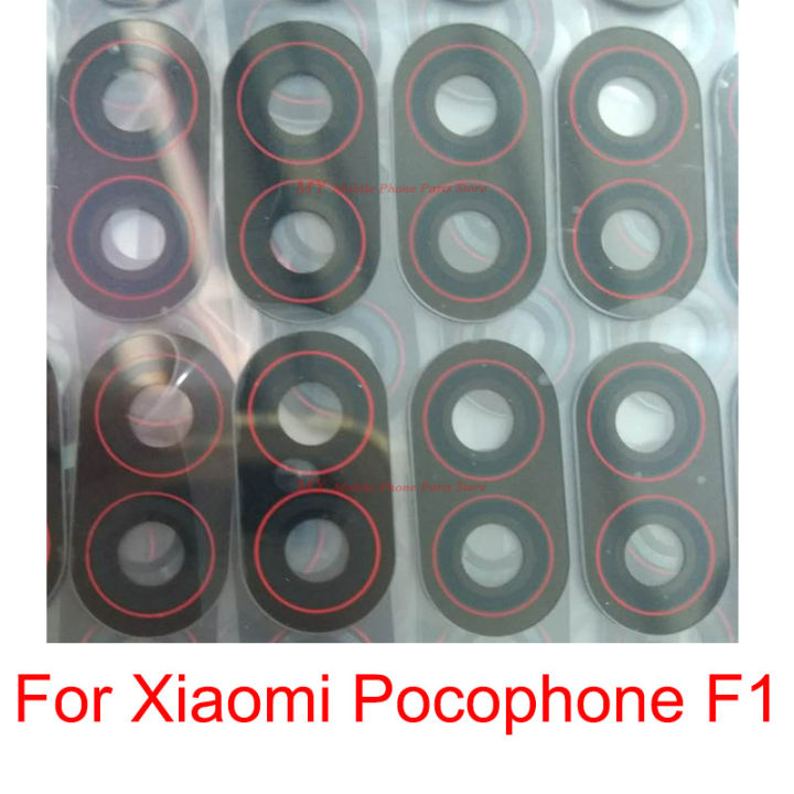 โทรศัพท์มือถือด้านหลังฝาครอบเลนส์กล้องด้านหลังสำหรับ Xiaomi Mi Pocophone F1 PocophoneF1 ด้านหลังเลนส์กล้องขนาดใหญ่แก้วอะไหล่-iewo9238