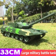 2.4G 33Cm Xe tăng điều khiển từ xa 7CH Điều Khiển Tank Crawler Có Thể Sạc