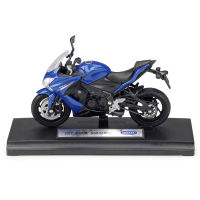 1:18 Welly 2017 SUZUKI GSX-S1000F รถจักรยานยนต์รุ่น Diecast โลหะจักรยาน Miniature Race ของเล่นสำหรับของขวัญคอลเลกชันจัดส่งฟรี