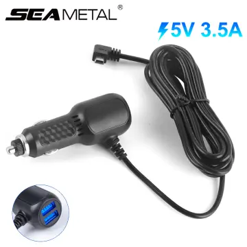 24Hours Parking Monitoring 5V 3A USB Car Charge Cable OBD Hardwire Kit with  Switch 0.5meter Wire for Dash Cam Camcorder Vehicle DVR