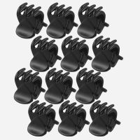 Best Sale High Quality Newest 12 Pcs Black Plastic Mini Hairpin 6 Claws Hair Clip Clamp for Ladies Barrettes Hair Accessories