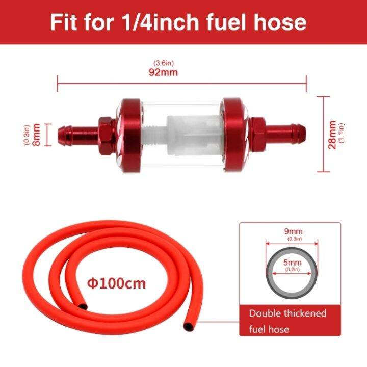 fuel-petrol-inline-hose-pipe-with-clips-universal-for-motorcycle-atv-dirt-bike-quad-gas-liquid-oil-filter-pipe