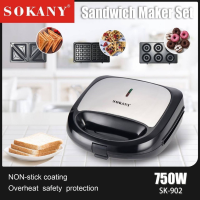 เครื่องทำวาฟเฟิล SOKANY มี4รุ่นให้เลือก สามารถทำได้หลักหลายในเครื่องเดียว พร้อมส่ง