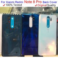 อะไหล่ฝาปิดครอบแบตเตอรี่กระจกหลังฝาหลังปิดโทรศัพท์สำหรับ Xiaomi Redmi Note 8 Pro ชิ้นส่วนอะไหล่ทดแทน Redmi Note 8เคสฝาหลังโทรศัพท์