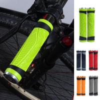 Bike Handle Grips 2pcs Universal Rubber Bike Handle Grips Adult Non-slip Mountain Bike Accessories For Men Cycling Accessories For Beach Cruiser Scooter Mountain Bicycle opportune