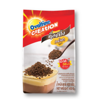 Ovaltine โอวัลติน ท็อปปิ้ง เฟลค ผลิตภัณฑ์มอลต์ช็อกโกแลต สำหรับโรยบนเครื่องดื่ม หรือตกแต่งหน้าขนม  450 กรัม