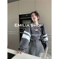 g2ydl2 EMILIA SHOP เสื้อ เสื้อครอป เสื้อผ้าแฟชั่นผู้หญิง เสื้อกันหนาว 2022 ใหม่ S011433