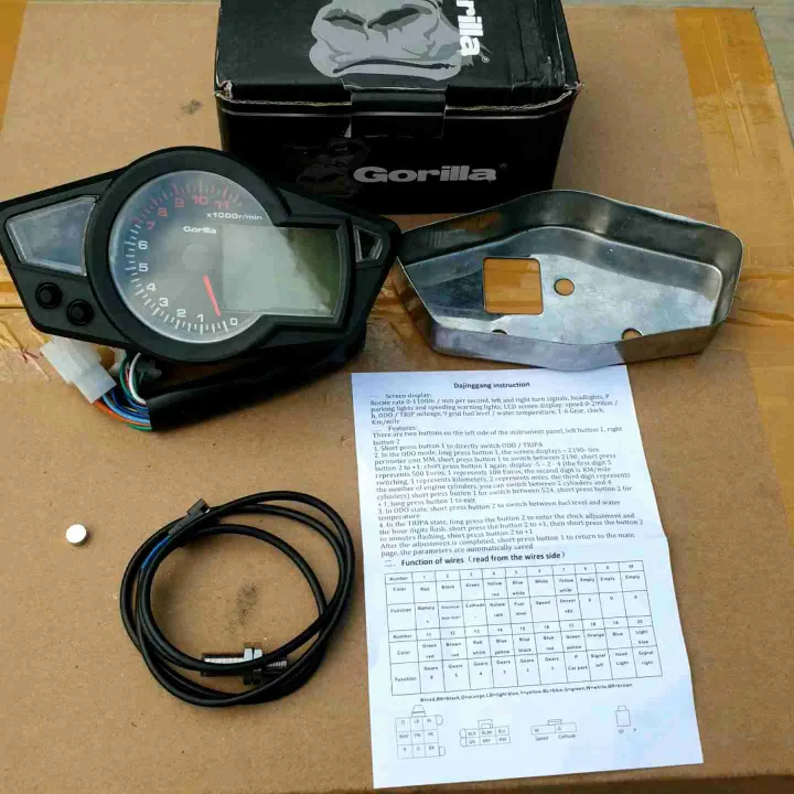 Speedometer Koso Rx1n Set Breket Speedometer Digital Koso Rx1 Set