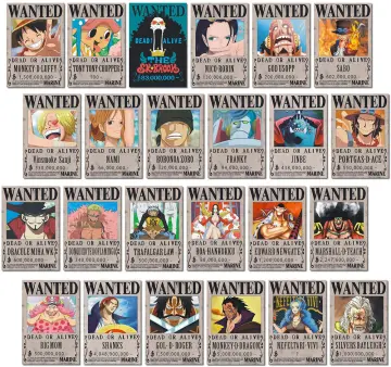 One Piece Retro Wanted Posters Straw Hat Crew HIGH QUALITY Anime