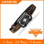 Superfire Hl16 cảm biến chuyển động Mạnh Mẽ Đèn Pha thể thao ngoài trời