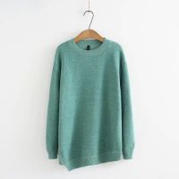 【มีไซส์ใหญ่】Plus Size Womens Knitted Autumn Winter Sweaters Long Sleeved Slim Female Outerwear