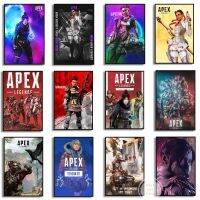 ✘◊☫ คลาสสิก Apex Legends โปสเตอร์ศิลปะพิมพ์วิดีโอเกมตัวละครภาพผ้าใบข้างเตียงพื้นหลังหน้าแรกตกแต่งห้องนอน