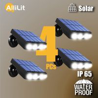 1~4PCs Solar Powered Led Wall Light Outdoor Motion Sensor Waterproof IP65 Garden Lighting Path Garage Yard Street Lamps Bulbs  LEDs HIDs