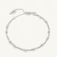 CANNER 925 Sterling Silver Cubic Zirconia Classic Tennis Chain Bracelet For Women Adjustable Bracelets Jewelry Pulseras Mujer