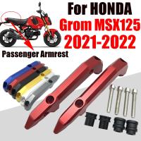 สำหรับ Honda Grom MSX125 MSX 125 2021 2022อุปกรณ์เสริมติดด้านหลังมอเตอร์ไซค์ที่นั่งผู้โดยสารที่จับราวที่เท้าแขนราว