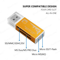 All In 1 Memory Card Reader USB 2.0 Multi SDSDHC MMCRS MMC TFMicroSD MSMS PROMS DUO M2 Card Reader Wholesale TF