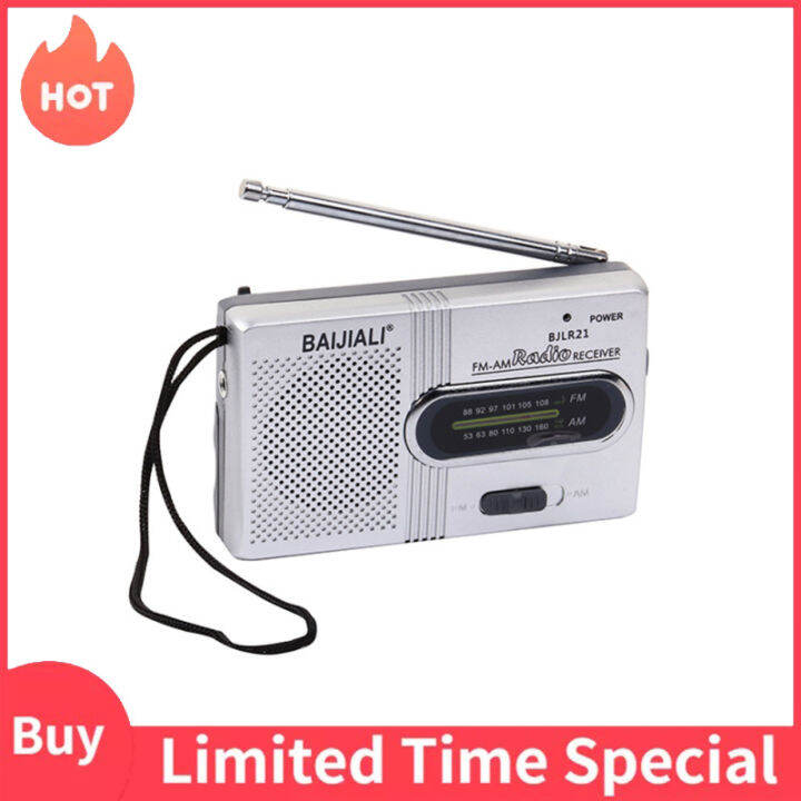 AM FM Radio Portable Pocket Radio Best Reception Battery Operated Multi