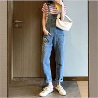 ชุดเอี๊ยมยีนส์ Jens?Daisy เย็บปักถักร้อยลดอายุ DENIM Overalls