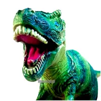 Tyrannosaurus-Rex ไดโนเสาร์ สีเขียว ไทรเซราทอปส์ ตัวใหญ่ สีสันสดใส