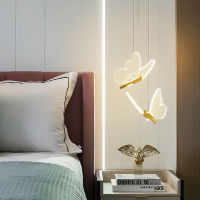 Butterfly Hanging Chandelier Pendant Modern Bedroom Light Luxury Restaurant Lighting Led Pendants Living Room Decoration Lamps