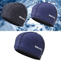 【health】 Summer Swimming Cap Nylon High Elasticity Flexible Durable Adult Swimming Hat Cool